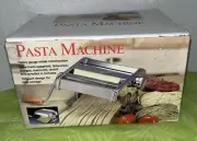 8" Stainless Steel Pasta Maker Noodle Making Machine Dough Cutter Roller +Handle