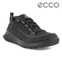 在飛比找Yahoo奇摩購物中心優惠-ECCO ULT-TRN M 奥途真皮摩登運動鞋 男鞋 黑色