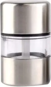 Mini Salt and Pepper Grinder - Spice Mill Shakers - Portable Travel-Friendly - -