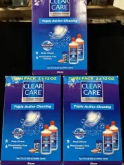 Clear Care Plus Cleaning Solution with Lens Case, Twin Pack, 12 Oz, 2 Pack 5/26