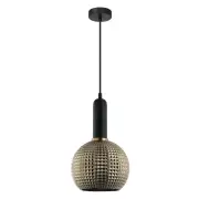 PELOTA Pendant Lamp Light Interior ES OD200mm H320mm Wine Glass Chrome Segmented Glass