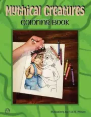 Mythical Creatures Coloring Book by Eve R. Wilson [Paperback]