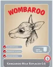 Wombaroo Kangaroo Milk Replacer 0.6 - 10kg