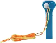 Rope Launcher Propeller for Cats Toys, Bright Color Electric Rope Launcher Toy, Handheld Rope Launcher Reusable Innovation Propeller for Kids and Adults (Dark Blue)