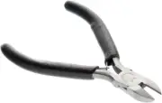 SE LF06R Professional 4-1/2" Quality Mini Round Jaw Diagonal Cutter