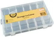 Krafters Korner Large Craft Storage Container, 18 Compartments ( 27 x 18.4 x 4.8cm)