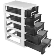 Desktop Storage Box Office Stationery Tabletop Organizer with Drawers Type