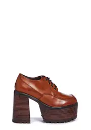[Current Mood] With The Tide Platform Oxfords - Brown