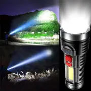 1/2x Super Bright 1200000LM Torch Led Flashlight USB Rechargeable Tactical Lamp