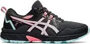 [ASICS] Women's Gel-Venture 8 Running Shoes, 8, Black/Clear Blue