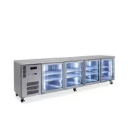 Williams Boronia - Four Door Stainless Steel Under Counter Display Refrigerator