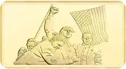 Donald Trump Challenge Golden Bar,Fight Fight Fight Trump Debit Coin Collection Never Stop Fighting to Save America Challenge Medals Gold