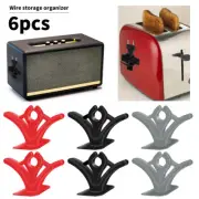 6 Pack Cord Organizer for Appliance Strong Self-Adhesive Cord Wrap Holder guSlk