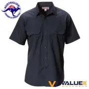 Hard Yakka Foundations Permanent Press Poly Cotton Shirt Short Sleeve Y07591