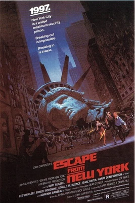 Escape From New York nr.-1981 A3 Poster 12-16inch 30-40cm Film Movie Cinema Cul