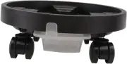 Sosoport 1pc Roll Flower Pot Tray Potted Plant Stand with Wheels Planter Tray...