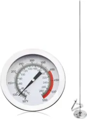 Efeng Candy Thermometer,Turkey Fryer Thermometer with Pot Clip & 15" Probe - Oil