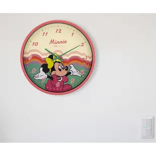 SKATER 迪士尼 Retro series系列 圓形壁掛時鐘 掛鐘 米妮 AT61211