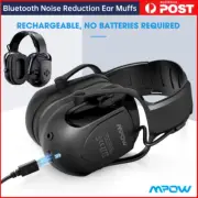 Mpow Bluetooth Noise Reduction Ear Muffs NRR 29dB Hearing Protection Headphones