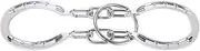 MAGIKON Traditional Brain Teaser , Classical Metal Horseshoe Puzzle (Silver, Normal)