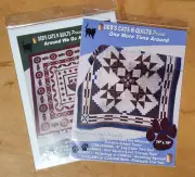 Deb's Cats N Quilts "Around We Go Again" and "One More Time" Quilt Patterns -NEW