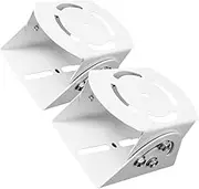 2pcs Security Mount Durable Bracket for Wall Mounted System Multi Angle Support for Enhanced Monitoring