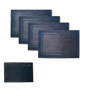 Set of 4 Reversible PVC Table Placemats