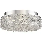 Quoizel PCST1614 Starlet LED 14"W Flush Mount Ceiling Fixture - Chrome