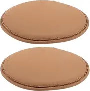 EXHUMKY 2Pcs Thickened Polyester Round Chair Cushions Comfortable and Easy to Pads for Home and Outdoor Use Durable Breathable Design for Versatile Seating Needs