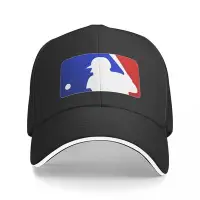 在飛比找Yahoo!奇摩拍賣優惠-現貨熱銷-帽子 高爾夫帽MLB logo 三明治棒球帽 印花