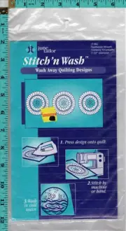 Feathered Wreath-7½" June Tailor Stitch'n Wash™ Wash Away Quilting Design JT-882