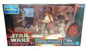 STAR WARS 1999 HASBRO EPISODE 1 MOS ESPA ENCOUNTER SEBULBA JAR JAR BINKS ANAKIN
