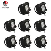 New 8PCS 4 inch Work Lights Spot Flood LED Light Bar Reverse 4WD 12V 24V