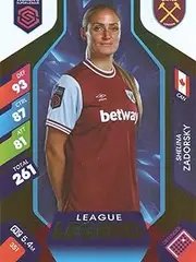 Panini Women's Super League 2025 Dhelina Zadorsky League Legend Trading Card