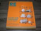 Room Essentials 6-Cube Wire Organizer Black Storage Bins Shelving Modular