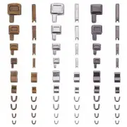 24 Sets zipper slider retainer Retainer Stopper Zipper Repair Zipper