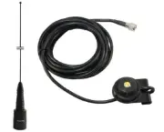 Wideband Mobile Antenna VHF for Motorola Mobile Radio Spring Trunk Mount MiniUHF