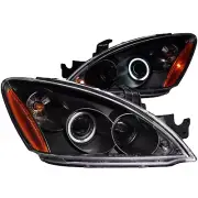 Anzo USA Projector Headlights w/ CCFL Halo-Black, for Mitsubishi Lancer; 121102 (for: Mitsubishi)