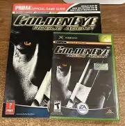 XBOX - 007: GOLDENEYE ROGUE AGENT Game & Prima Strategy Guide BUNDLE New!