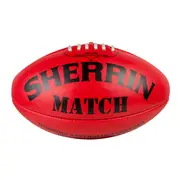 Sherrin Match AFL Ball Red 5