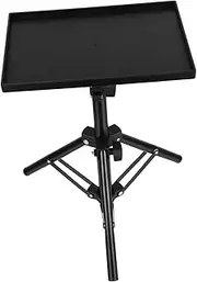 Toyvian Universal Projector Stand: with Stable Tripod Design Height Adjustable Desktop and Floor Mount for Laptops Projectors and Recording Devices for Meetings