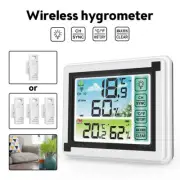 Weather Station LCD Digital Thermometer Hygrometer Indoor Outdoor Temperature