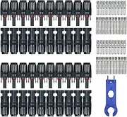 20 Pairs Male/Female Solar Panel Cable C Ectors with Spanner Assembly Tool for Pv System