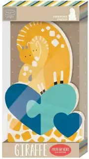 Bendon Kathy Ireland Giraffe Wooden Stacking Puzzle (5 Piece)