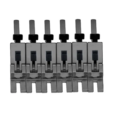 Authentic Floyd Rose 1000 Series Pro Bridge Saddle Set: Black Nickel