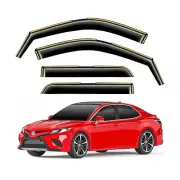 in-Channel Window Rain Guards Intended for Toyota Camry 2018 2019 2020 2021 2...