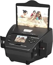 Digital Film Scanner, Film & Slide Scanner, High-Resolution Film Scanner with 2.4 Inch LCD Screen, Digital Film Converter for Saving 35mm Film Negatives 135mm Slides and Photos SLI