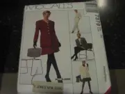 Uncut McCalls Pattern Lined Jacket Top Skirt Pants 14