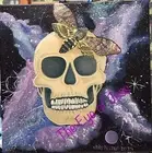 “Galaxy Death Moth” Hand Painted In Acrylic On 12 X 12 Canvas
