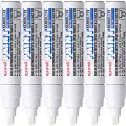 Uni-Ball PX-30 Paint Marker Chisel Tip 8mm Bold White Box 6